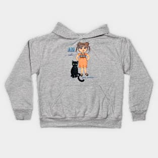 Girl with Panther Kids Hoodie